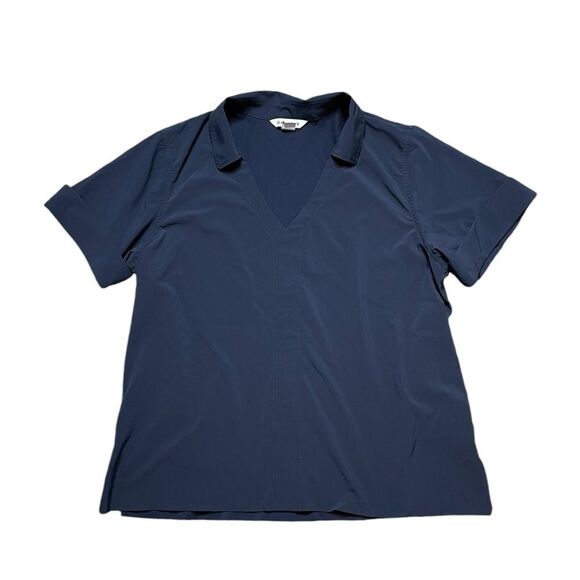 ATHLETA Northbound Top Navy Blue Size Medium - Picture 2 of 8